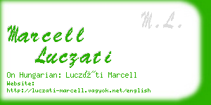 marcell luczati business card